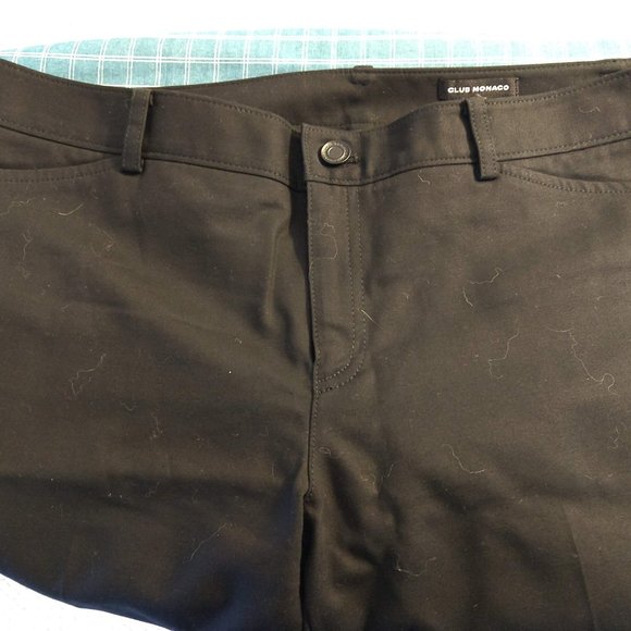 Club Monaco Black Ankle Length Dress Pants - Picture 7 of 12